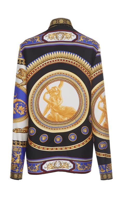 versace long sleeve t shirt silk replica|vintage versace silk shirts.